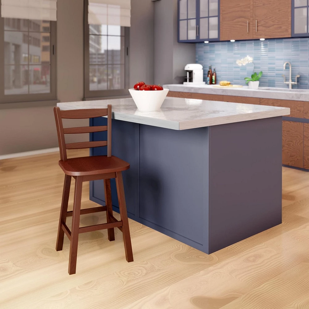 Tabouret de comptoir à dossier échelle Scalera