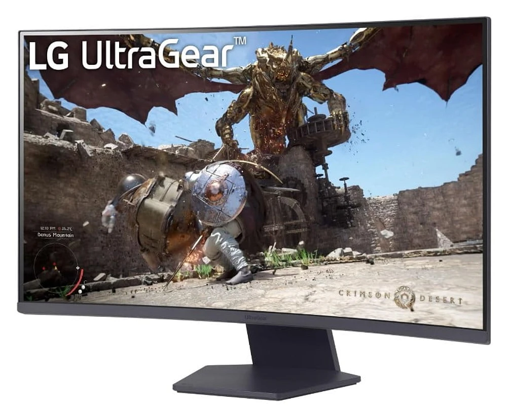 LG Ultragear™ 32" Curved Gaming Monitor, 2560x1440, Black, 32GS60QX-B.AUSQ