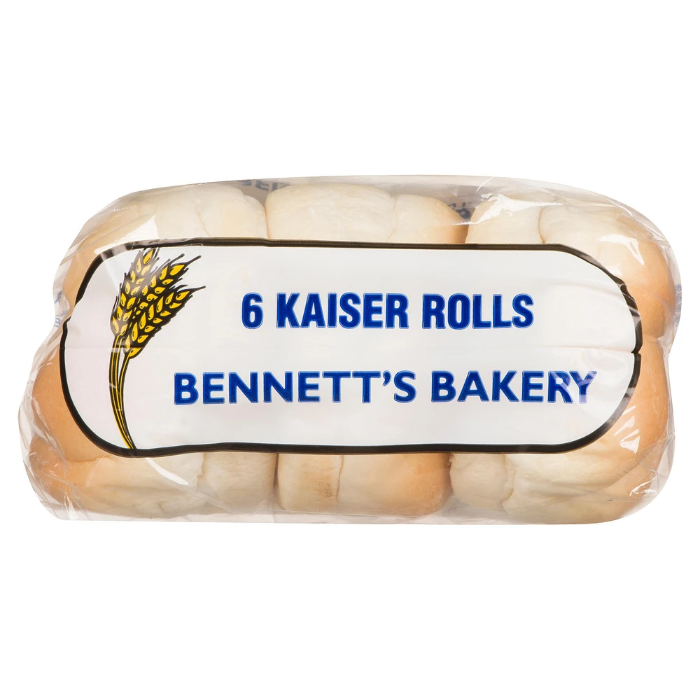 Kaiser Buns 6's, 390g / 6 Count