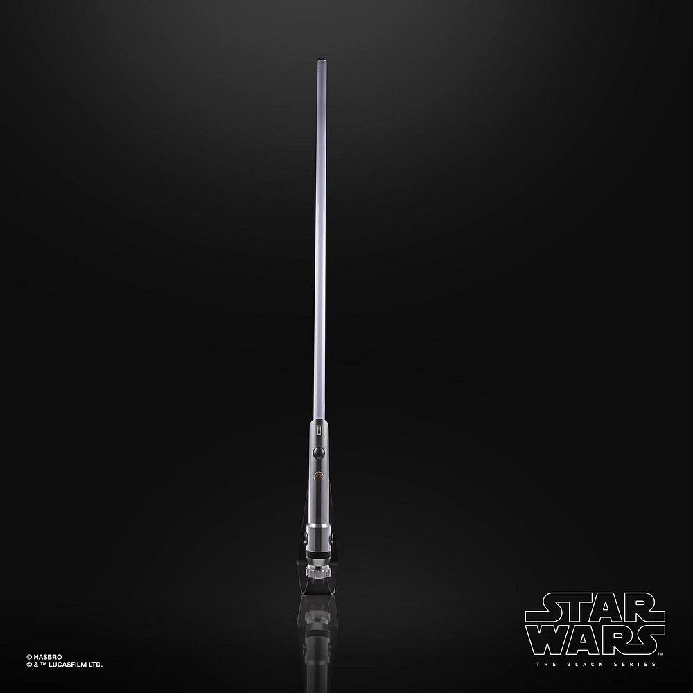 Star Wars The Black Series, sabre laser Force FX Elite d'Ahsoka Tano avec LED et effets sonores, article de cosplay de collection pour adultes