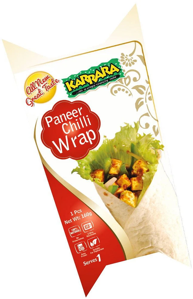 Roulé de paneer au piment Karrara