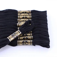 DMC Cotton 6 Strand Floss 8m - Black, 6 Strand