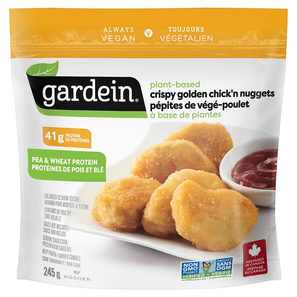 Gardein® Plant-based Crispy Golden Chick'n Nuggets, 245 g