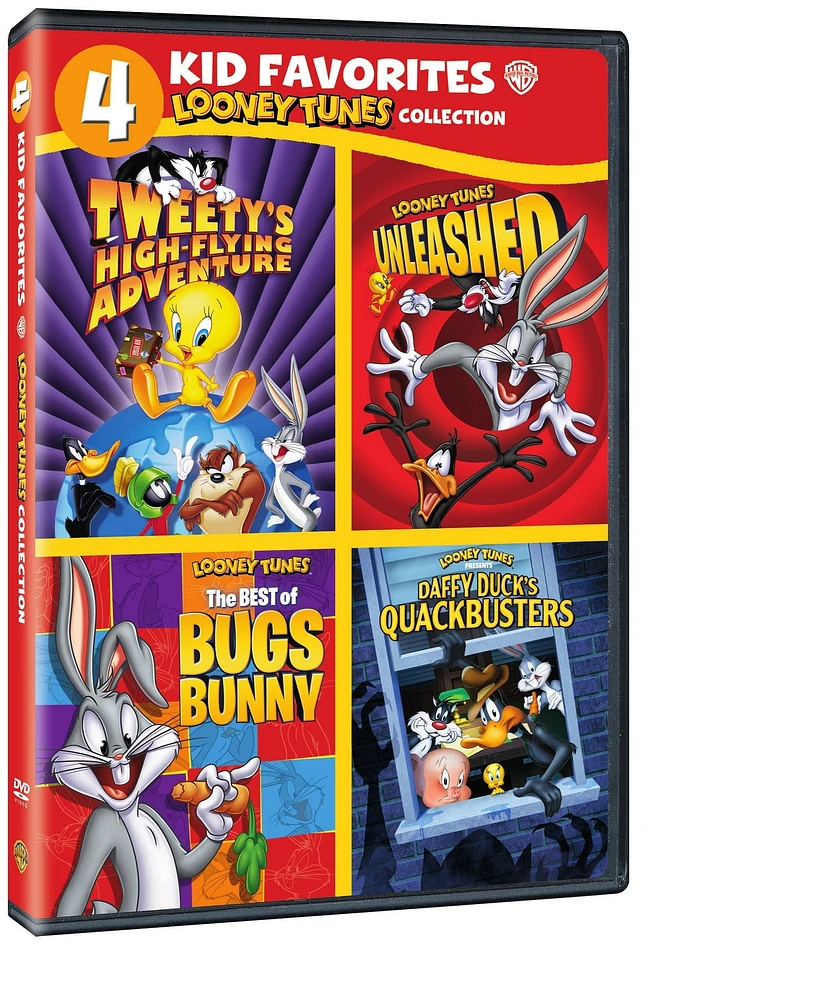 Four Kid Favorites: Looney Tunes - Tweety's High-Flying Adventure / Unleased / The Best Of Bugs Bunny / Daffy Ducks's Quackbusters