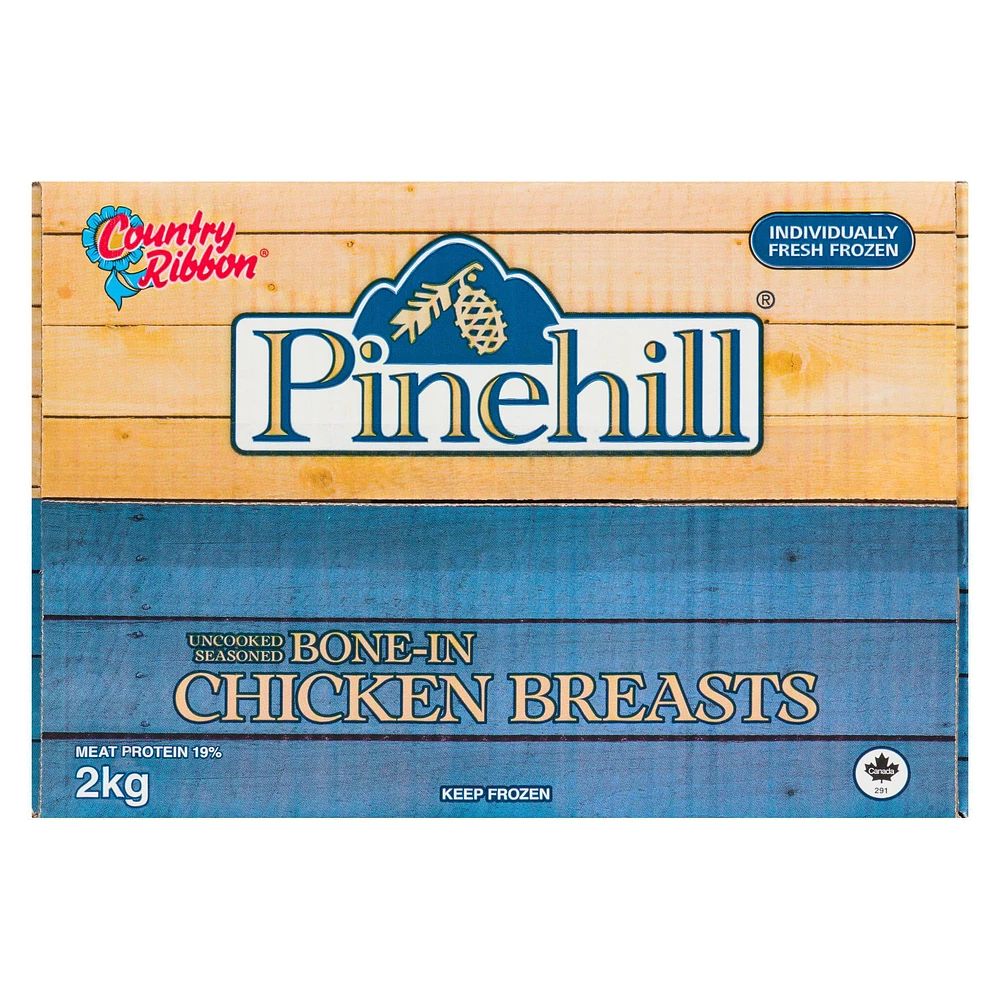 Pinehill Seasoned Bone In Chicken Breasts