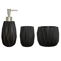 hometrends Black Geo Soap Dispenser