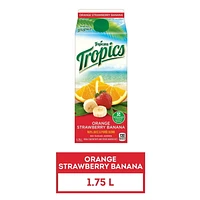 Tropicana Tropics Orange Strawberry Banana, 1.75L, 1.75L