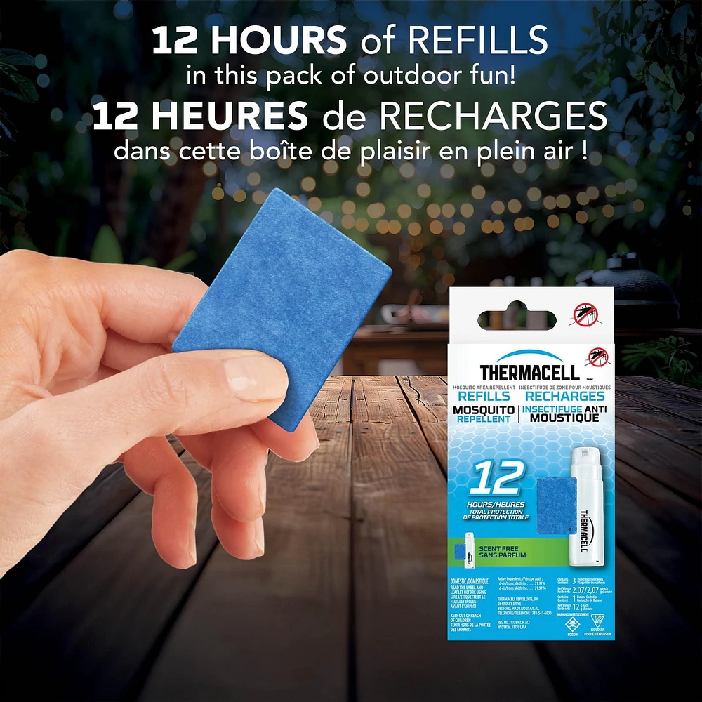 Thermacell Mosquito Repellent Original Refills - 12 Hours