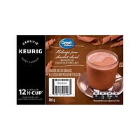 Great Value Hot Cocoa Mix Milk Chocolate Flavour, 12 Pods