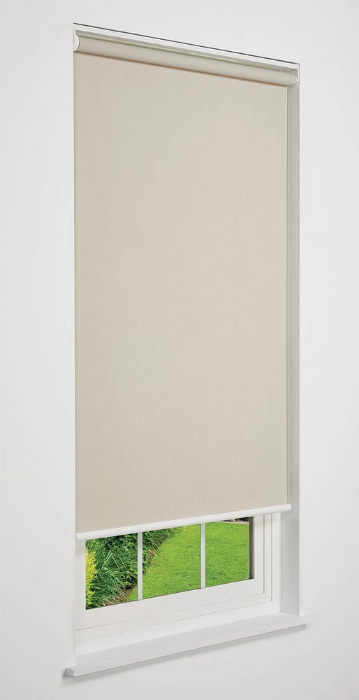 Linen Avenue Cordless Solar Screen Roller Shade