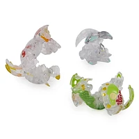 Bakugan Evolutions Starter Pack 3-Pack, Serpillious Ultra with Colossus and Neo Dragonoid, Collectible Action Figures