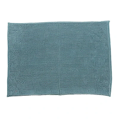 Couleur Continue Cheniile Bain Mat 20X28 Turquise