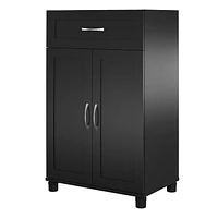 Meuble de rangement à 2 portes et 1 tiroir Lory de Systembuild Evolution, blanc