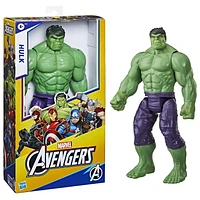 Marvel Avengers Titan Hero Series Blast Gear Deluxe Hulk Action Figure, 12-Inch Toy, For Kids Ages 4 And Up, Ages 4 and up.