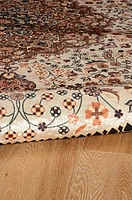 Tapis d'appoint Emerald Aerin noir & ivoire de 3 pi 3 po x 5 pi