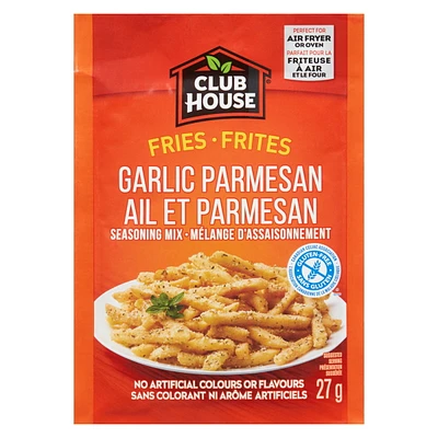 Mélange d'assaisonnement pour frites Club House, ail et parmesan, sans gluten