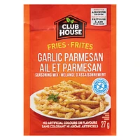 Mélange d'assaisonnement pour frites Club House, ail et parmesan, sans gluten