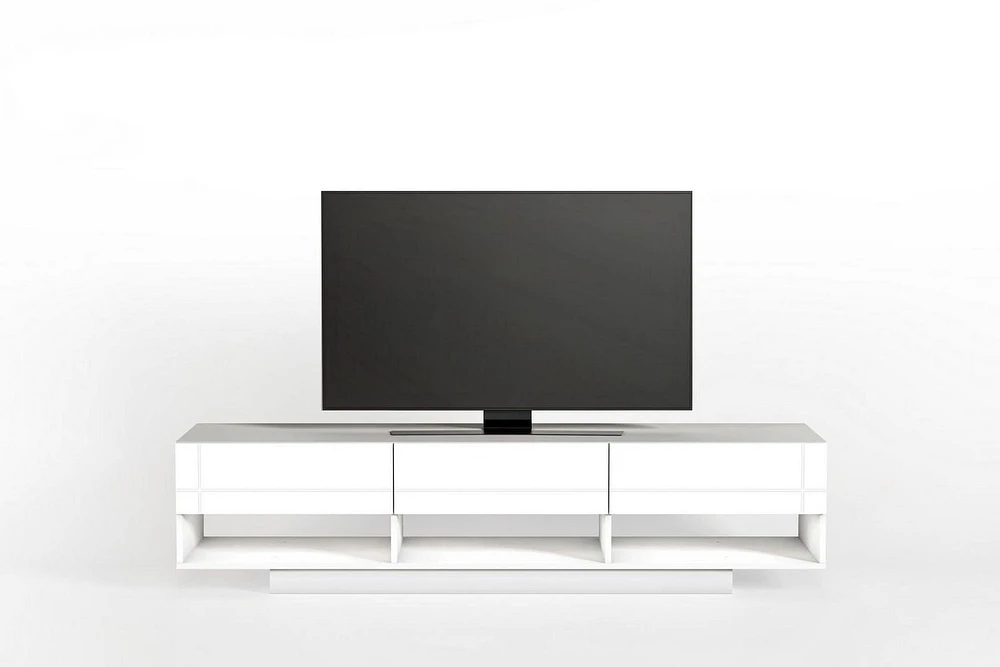 Meuble audio-vidéo Stereo 72 po, 3 tiroirs