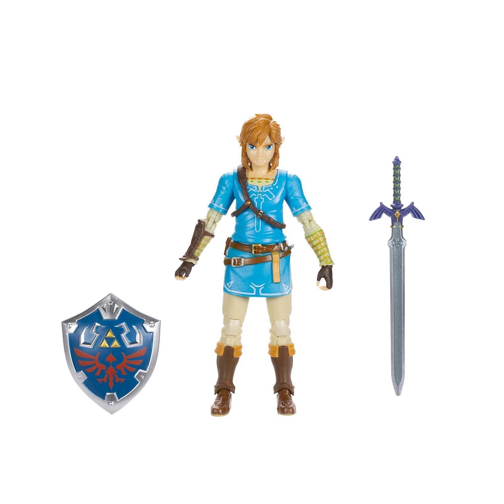 Nintendo 4 Inch Figure - Link With Master Sword and Shield