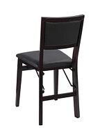 Chaise pliante à dossier rembourré Bronson