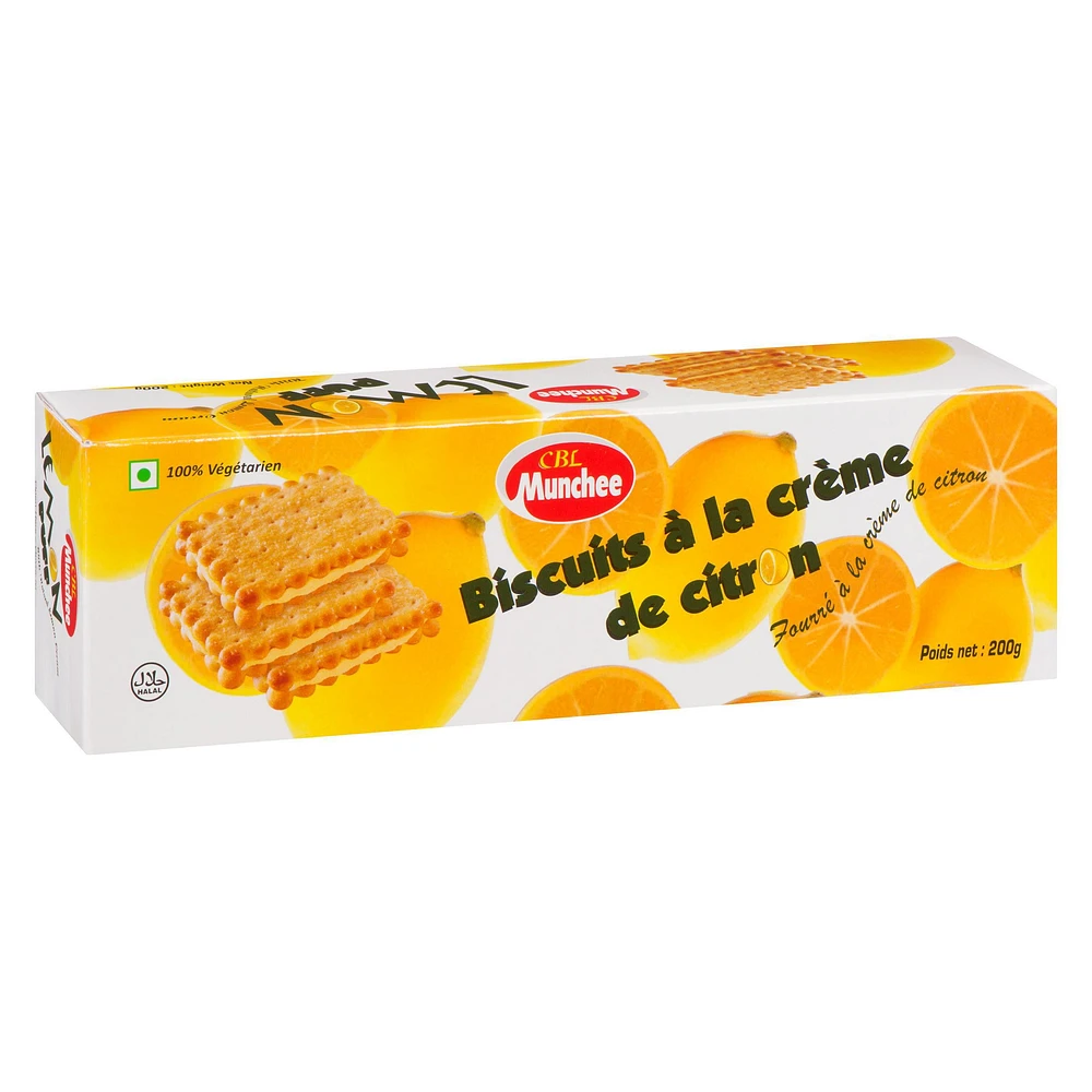 Munchee Biscuits Lemon Puff, 200g Box, Munchee Biscuits Lemon Puff, 200g Box