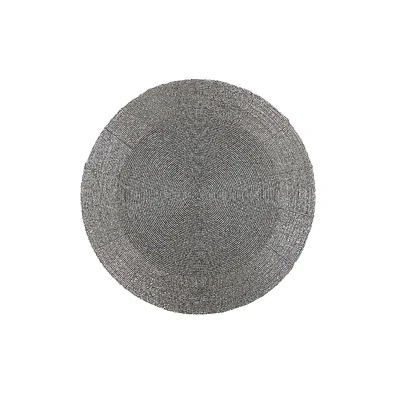 Placemat Rond Des Perles De Noël - Ensemble De 4