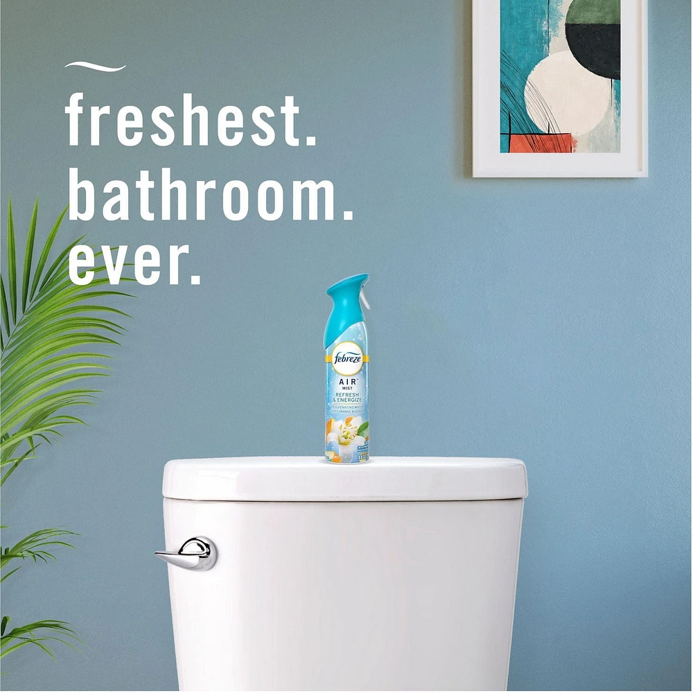 Febreze Air Freshener Spray, Odor-Fighting Room Spray, Refresh & Energize Scent, 250G