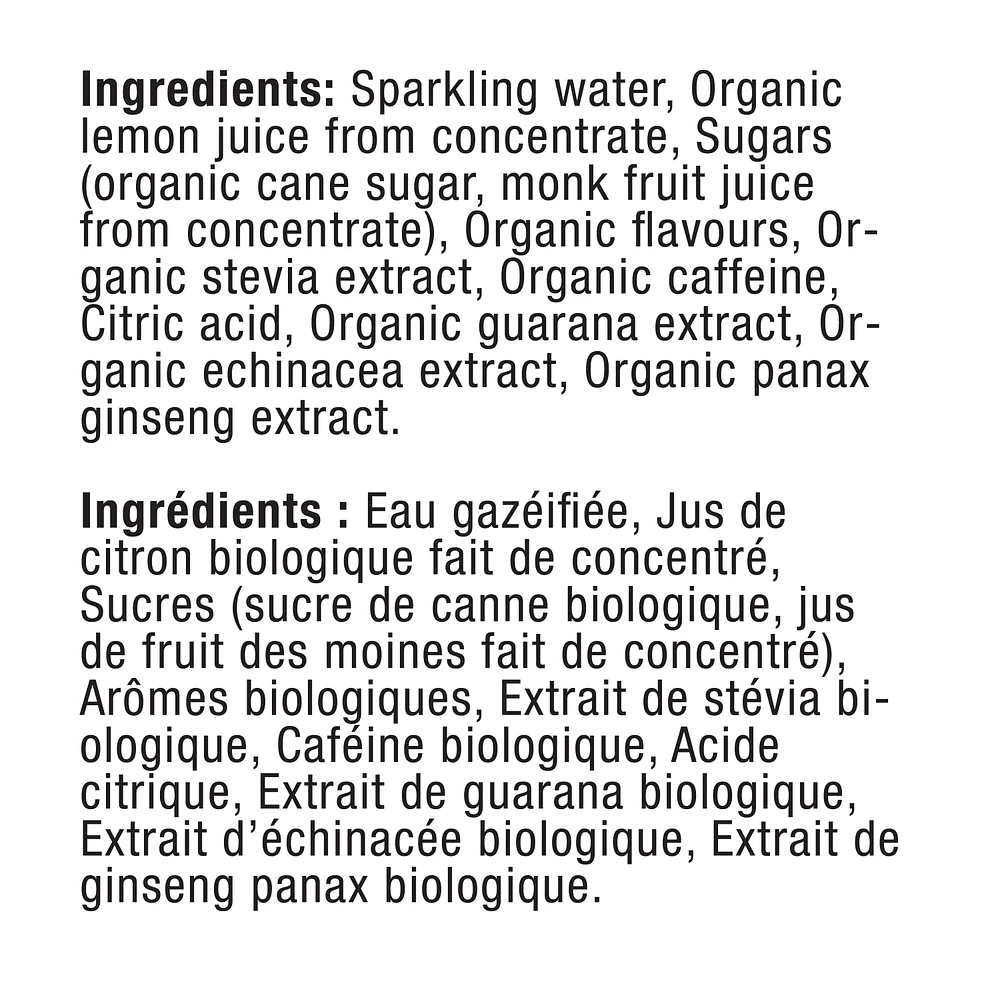 Boisson énergisante biologique à faible teneur en glucides GURU Lite 4 x 250 mL, canettes 4x250mL