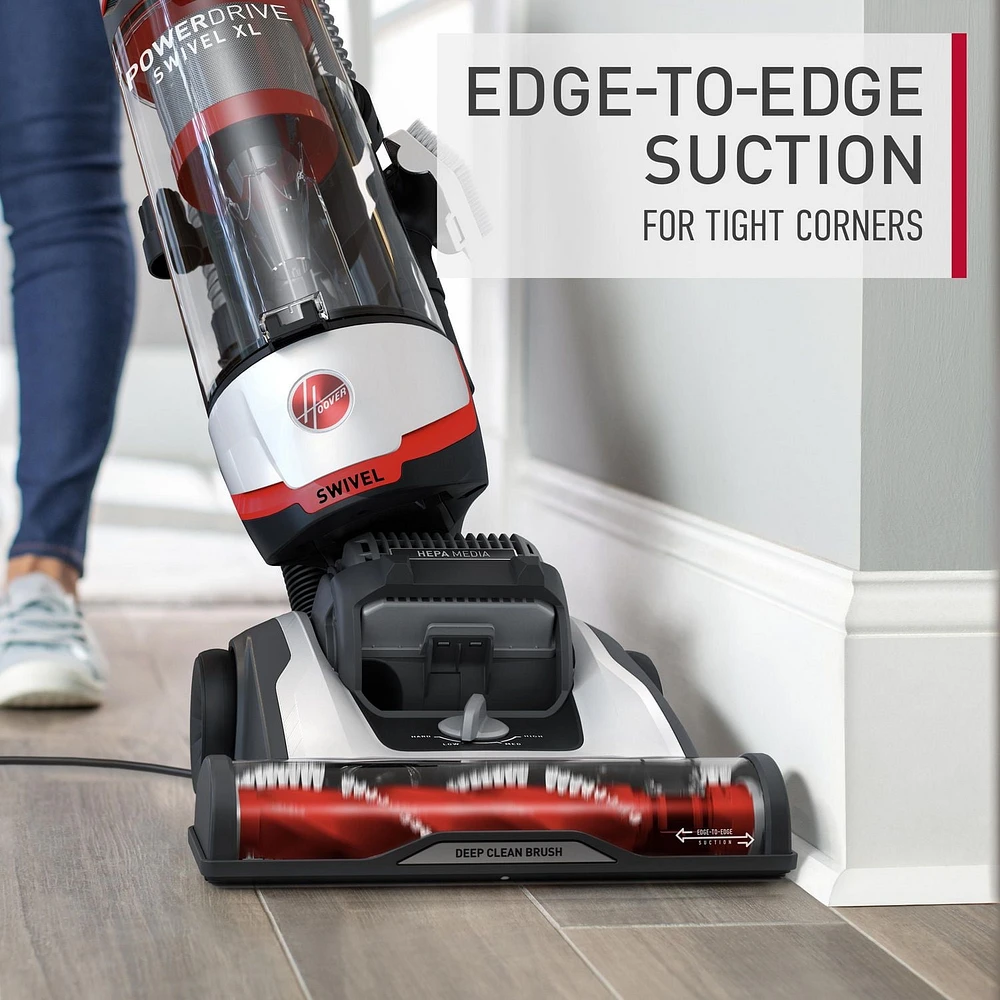 HOOVER® Aspirateur vertical PowerDrive Swivel XL