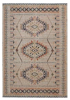 Great Zero Lana Ivory & Terracotta 5' x 7'6" Area Rug