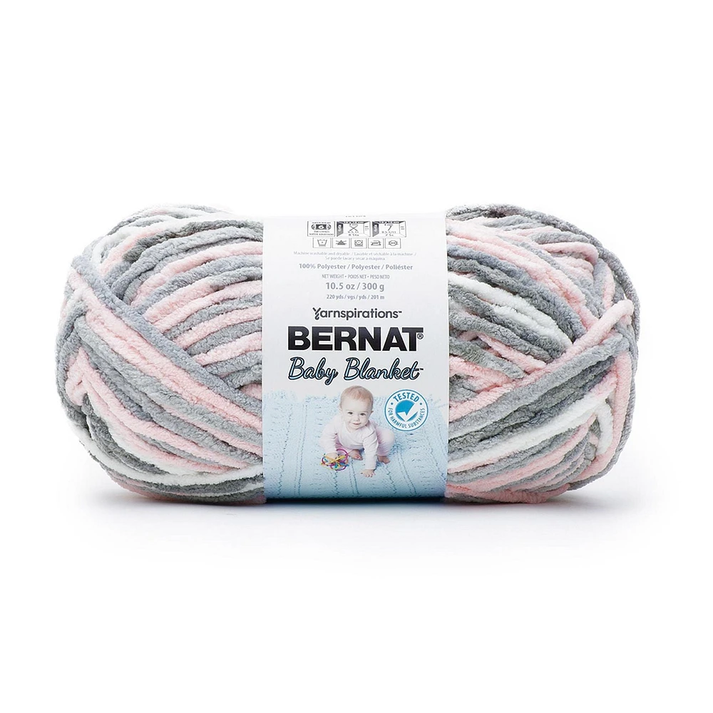 Bernat® Fil Baby Cover™, Polyester #6 Super Volumineux, 10,5oz/300g