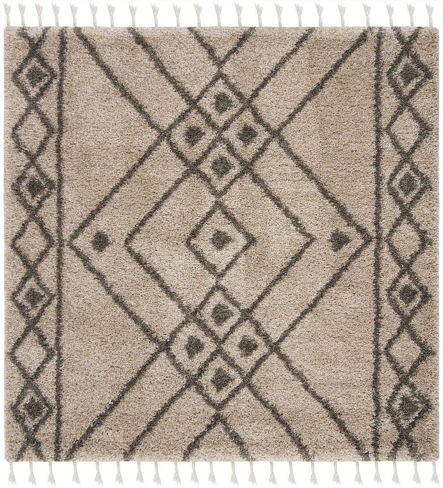 Safavieh Moroccan Fringe Erksine Tapis Géométrique Shag