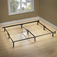 ZINUS Compack Metal Bed Frame / 7 Inch Support Bed Frame for Box Spring and Mattress Set / Black Metal / 5 Years Warranty