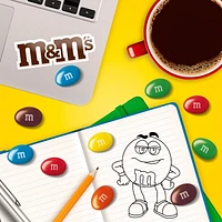 M&M's Peanut Milk Chocolate Candies, Celebration Size, Stand Up Bag, 1kg