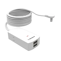 Rallonge USB Westinghouse de 12 pi à 2 prises