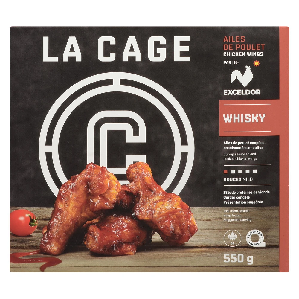 Ailes de poulet au whisky La Cage 550g