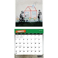 BrownTrout Graffitis de Banksy 2024 Mur Carré 30.48x60.96 CM, 9781975466725