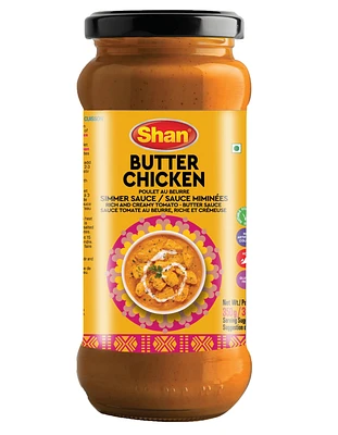Shan Sauce de Cuisson Poulet au Beurre 6X350G Shan Sauce de Cuisson Poulet au Beurre 6X350G