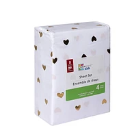 Ensemble de draps à imprimé en microfibre douce facile à nettoyer pour enfants Mainstays Tailles: 1 place, 2 places et grand lit