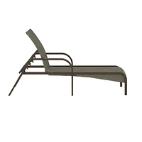 COSCO Outdoor Living, SmartWick, Patio Chaise Lounge, Dark Brown