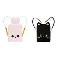 Sac à dos chaton noir avec chambre à coucher Na Na Na  Surprise 3 en 1 et poupée de série limitée
