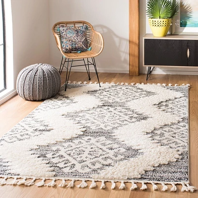 Safavieh Moroccan Tassel Desmond Tapis Géométrique Shag