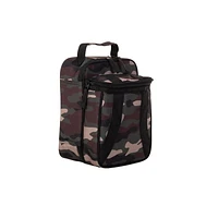 Sac à lunch de luxe avec poche avant, camo