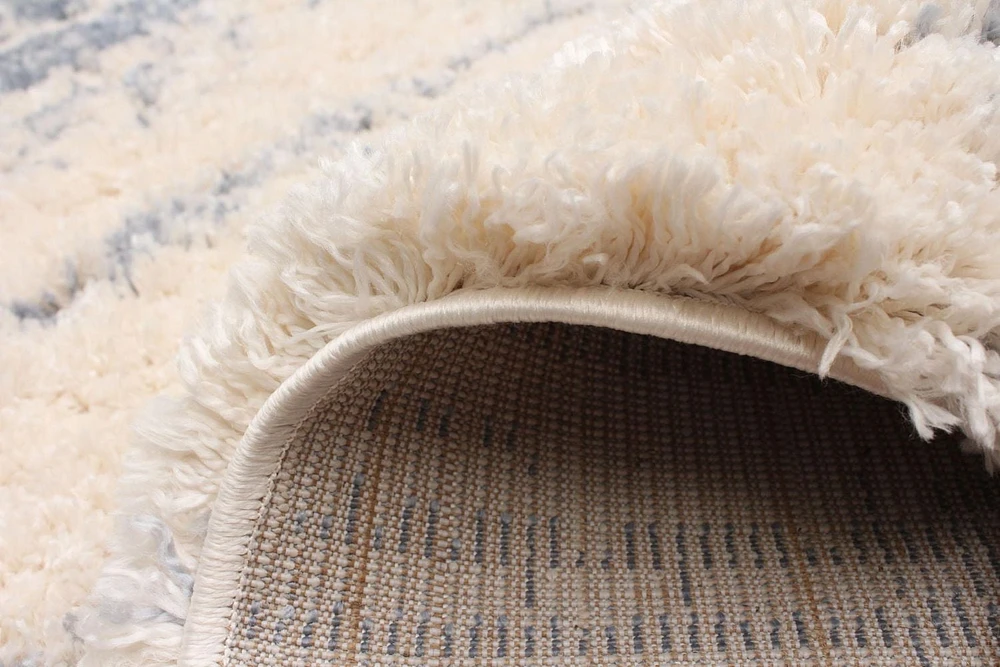 ECARPET Tapis Frise Contemporain pour Salon, Chambre à Coucher, Collection Sia Ultra Douce et Pelucheuse