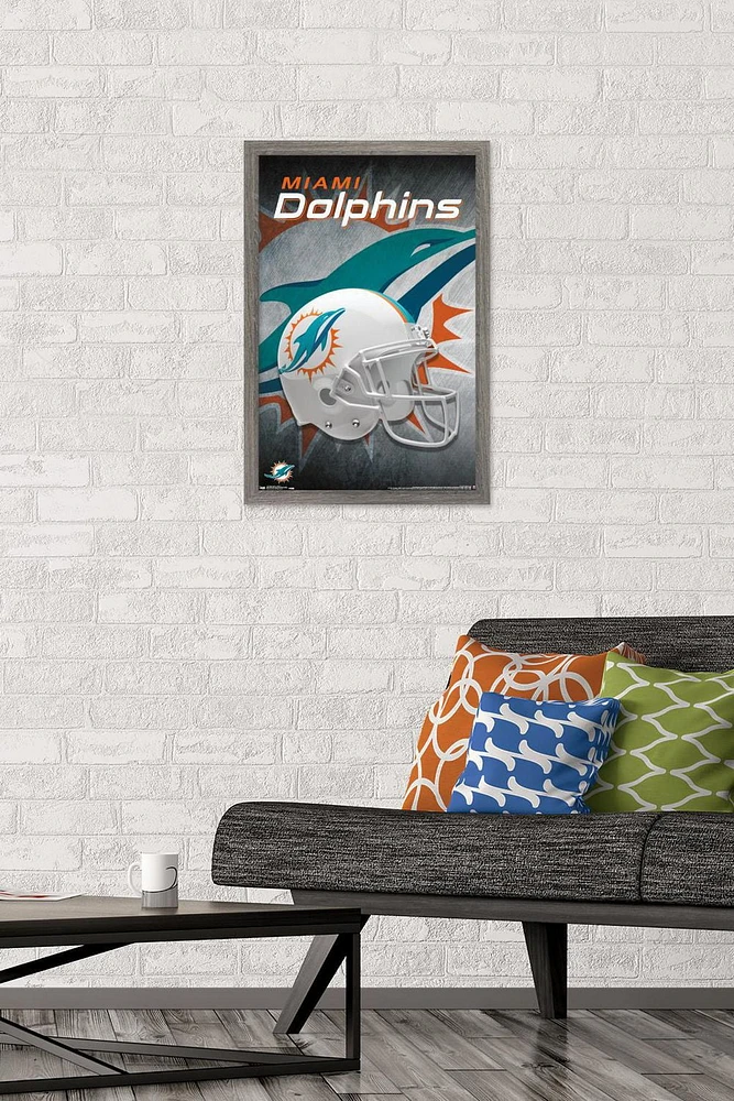 NFL Miami Dolphins - Helmet 18 Wall Poster