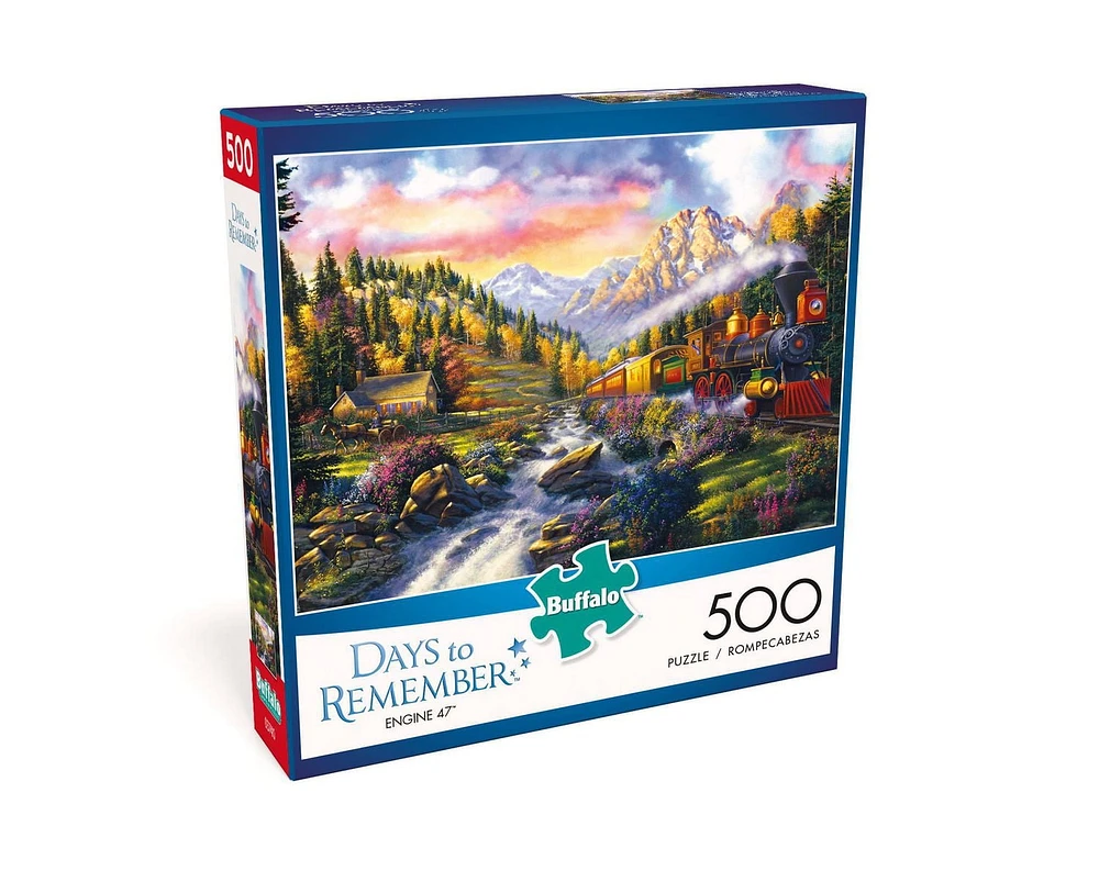 Buffalo Games Days to Remember Engine 47 500 Piece Jigsaw Puzzle