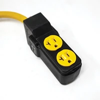 FIRMAN Heavy Duty L14-30P to (4) 5-20R 25' Cord