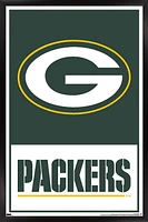 NFL Green Bay Packers - Logo 21 Wall Poster with Push Pins, 14.725" x 22.375"