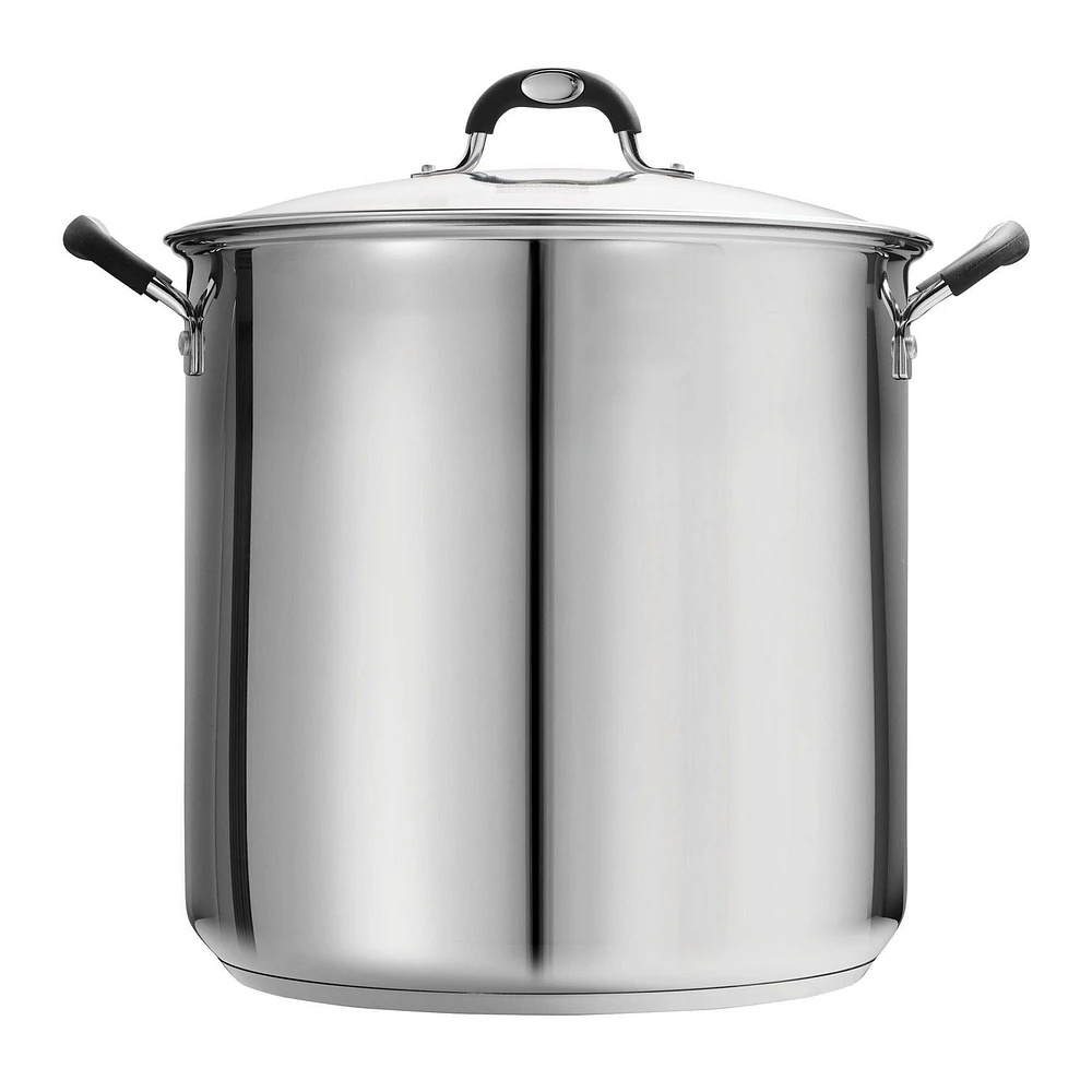 Tramontina Casserole couverte pour soupe de 20,8L en acier inoxydable