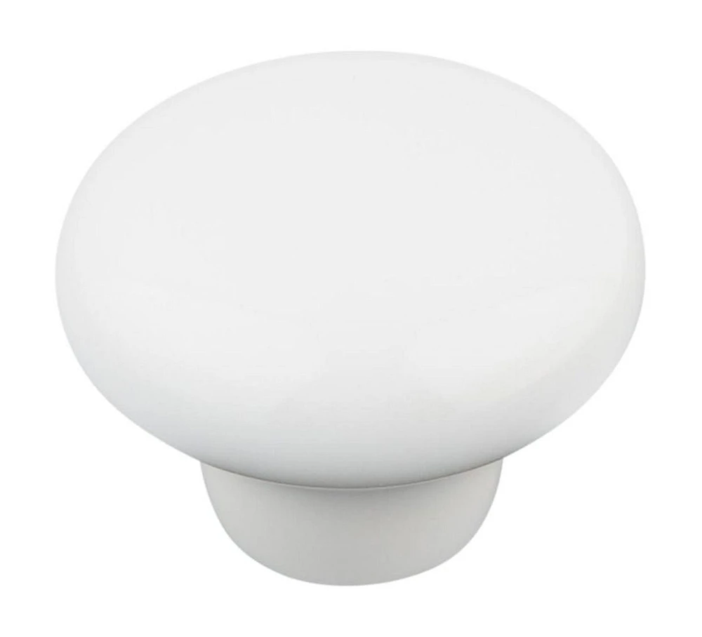 Era Céramique Paquet de 2 Bouton Blanc 1.18 x 1.18 x 1.14 po.